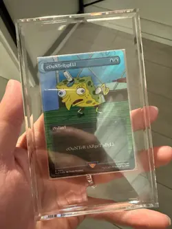 Magic the Gathering MTG SPONGEBOB SECRET LAIR Counterspell Foil Rare 7010 NM - Image 1