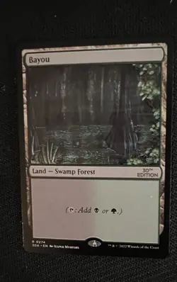 MTG NM Bayou 30th Anniversary Edition Regular Pack Fresh Dual Land 🔥 - Image 1