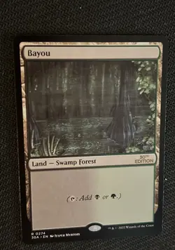 MTG NM Bayou 30th Anniversary Edition Regular Pack Fresh Dual Land 🔥 - Image 2