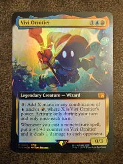 Magic: The Gathering Final Fantasy Vivi Ornitier Extended Art Foil - Image 1