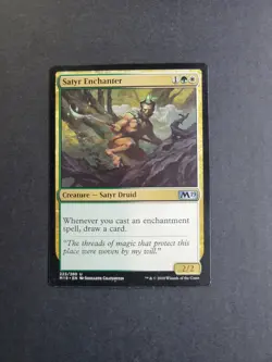 Satyr Enchanter Magic The Gathering Core Set 2019 Regular Uncommon LP - Image 2