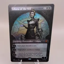 MTG *Liliana of the Veil Borderless Foil X1* (NM) Dominaria United Magic - Image 1