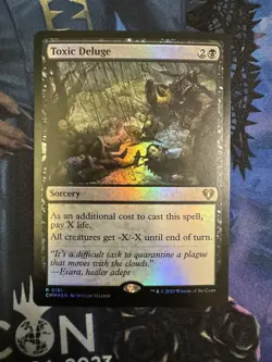 Toxic Deluge Foil NM/M MTG Commander Masters Magic the Gathering - Image 1