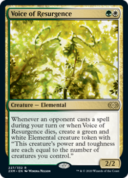 1 x Voice of Resurgence - Double Masters - NM-Mint - MTG - Image 1
