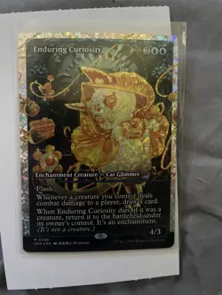 Enduring Curiosity (Showcase) (Fracture Foil) Duskmourn: House of Horror Foil - Image 1