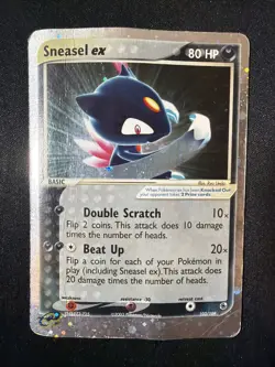2003 Pokemon RUBY & SAPPHIRE SNEASEL EX HOLO 103/109! HP - Image 1