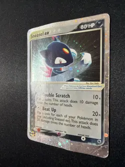 2003 Pokemon RUBY & SAPPHIRE SNEASEL EX HOLO 103/109! HP - Image 4
