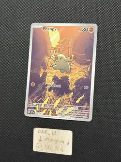 Pokemon Surging Sparks - Phanpy - 205/191 - Illustration Art Rare - M/NM - Image 4
