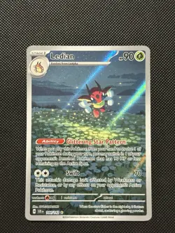 Pokemon Stellar Crown - Ledian - 144/142 - Illustration Art Rare - M/NM - Image 2