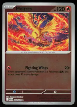 Moltres 014/094 Rare Phantasmal Flames Pokemon Reverse Holo Near Mint - Image 1