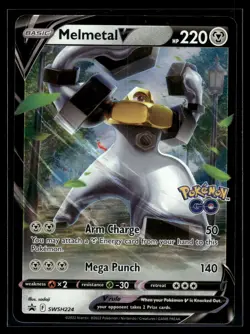 Melmetal V SWSH224 SWSH Black Star Promo Pokemon - Image 1