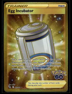 Egg Incubator 087/078 Pokemon GO Secret Rare Pokemon - Image 1