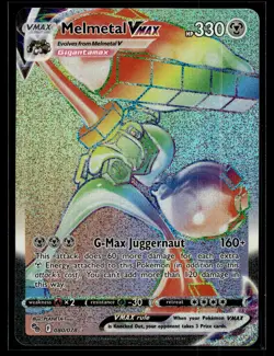 Melmetal VMAX 080/078 Pokemon GO Rare Rainbow Pokemon - Image 1