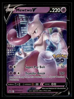 Mewtwo V SWSH223 SWSH Black Star Promo Pokemon - Image 1