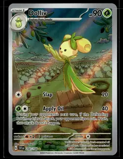 Dolliv 200/198 Scarlet & Violet Illustration Rare Pokemon - Image 1