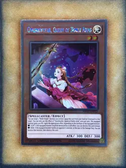 Yugioh Gwenhwyfar, Queen of Nobles Arms NKRT-EN012 Platinum Rare NM - Image 1