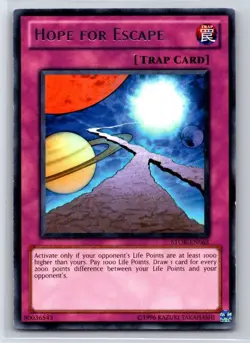 Hope for Escape STOR-EN063 Rare Storm of Ragnarok Yu-Gi-Oh Lightly Played - Image 1