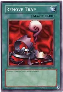 Yugioh! Remove Trap - LOB-060 - Common - 1st Edition Near Mint, English - Image 1