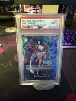 One Piece Boa Hancock Emperors in the New World PSA 10 OP07-051 OP09 SP English - Image 1