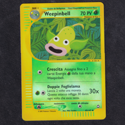 Pokemon WEEPINBELL REVERSE HOLO RARE Aquapolis set 65/147 English EXCELLENT PSA - Image 1
