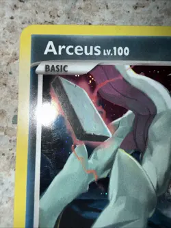 Arceus AR1 Platinum Arceus Holo Rare Pokemon Card LP - Image 5