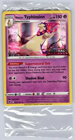 Hisuian Typhlosion 052/189 Sealed Promo Miscellaneous Cards & Products Pokemon - Image 1