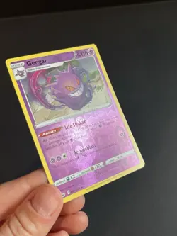Gengar 085/202 Swsh01 Sword & Shield Reverse Holo Rare English 2020 Pokemon Card - Image 3