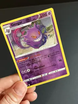 Gengar 085/202 Swsh01 Sword & Shield Reverse Holo Rare English 2020 Pokemon Card - Image 4