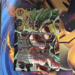SS3 Broly Surpassing Legend EX21 Z Leader Foil Dragon Ball Super Card Game | NM - Image 1