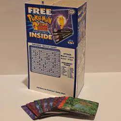 Pokemon Kraft Singles Advertising w/ 15 Action Flipz Cards Vintage 2000-2001 - Image 1