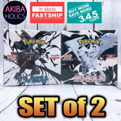 Pokemon Card Black Bolt White Flare Booster Box Set Japanese w/Shrink sv11B W - Image 1