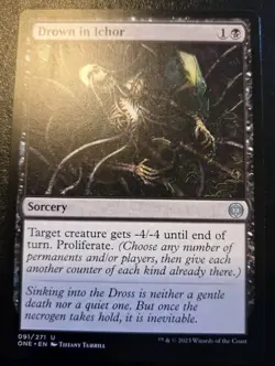 Drown In Ichor 091/271 Uncommon Phyrexia: All Will Be One Magic: The Gathering - Image 1