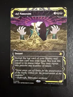 MTG - NM - Ad Nauseam - Strixhaven - Mystical Archive - Image 1