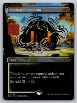 Shattered Sanctum (Borderless) Secrets of Strixhaven Foil - Image 1