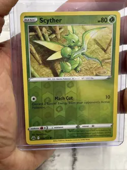 Scyther 006/159 Common Crown Zenith Pokemon TCG Reverse Holo NM/MT Nintendo 2023 - Image 2