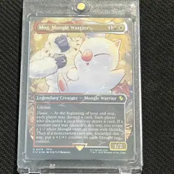 Mog, Moogle Warrior - Chocobo Track Foil - Near Mint w/Mag Hardcase! - Image 1
