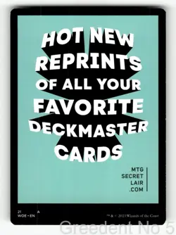 Monster Role / Sorcerer Role Token 15 Wilds of Eldraine Magic: The Gathering MP - Image 2