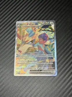 Pokemon TCG Hop's Zacian EX Holo Card 186/159 Sv09: Pokemon Journey Together - Image 1