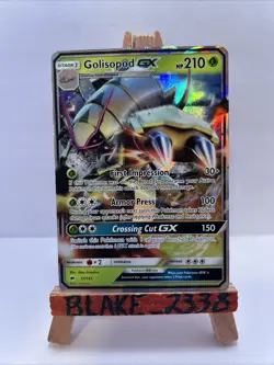 Pokemon TCG Golisopod GX 17/147 SM Burning Shadows Ultra Rare - Image 1