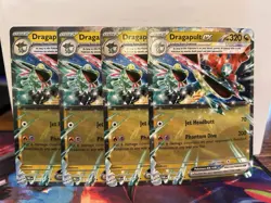 Pokemon TCG Dragapult Ex 2x - 130/167 & 2x - 073/131 lot of 4 - NM - Image 1