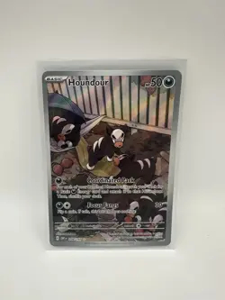 Houndour 204/197 Illustration Rare Obsidian Flames Pokemon Near Mint - Image 1