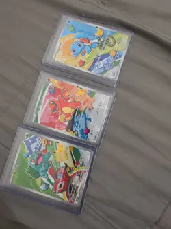 Pokemon First Partner Illustration Collection Series 1 Kanto Gen 1 Starters Set - Image 1
