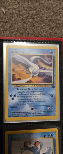 Pokemon Articuno Black Star Promo Card - Image 1