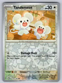 Tandemaus 153/182 Reverse Holo Common Paradox Rift Pokemon Near Mint - Image 1