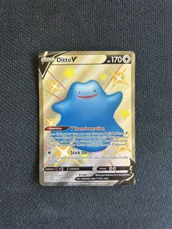 Pokemon TCG Ditto V SV118/SV122! NM Condition! See Description! - Image 1