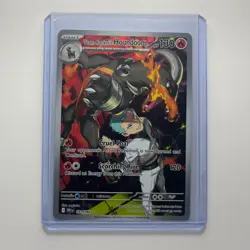 Team Rocket's Houndoom 191/182 Illustration Rare Destined Rivals Pokemon NM - Image 1