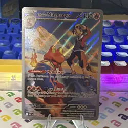 Ethan's Magcargo 222/217 ASC illustration Rare Holo Full Art 130HP EN - Image 2