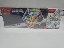 Pokemon TCG Prismatic Evolutions Surprise Box and Booster Bundle SEALED - Image 1