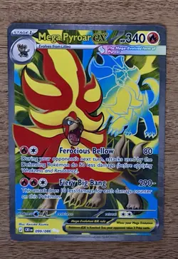 Mega Pyroar ex 99/86 Chaos Rising Ultra Rare NM Pokemon TCG - Image 1