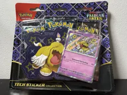 Sealed Pokemon Scarlet & Violet Paldean Fates Greavard Tech Sticker Collection - Image 2